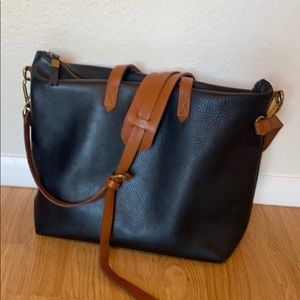 Madewell Zip-Top Transport Carryall True Black